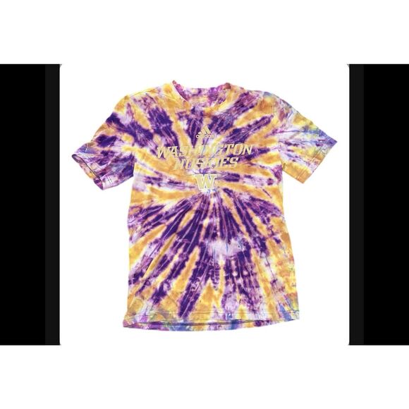 Adidas Washington Huskies Tie-Dye Tee - Picture 1 of 4